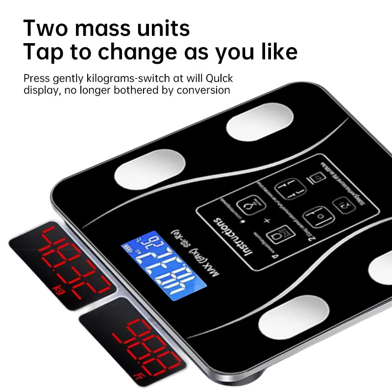 Bluetooth Smart Fitness Body Analysis Scale