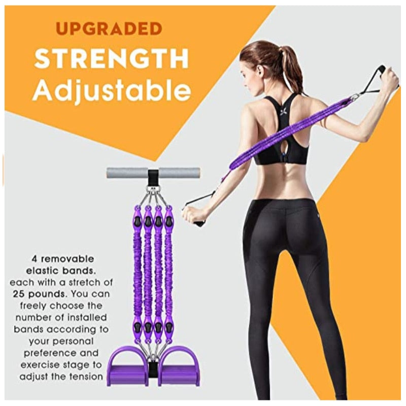 Multifunctional Pedal Sit-Up Resistance Exercise Trainer