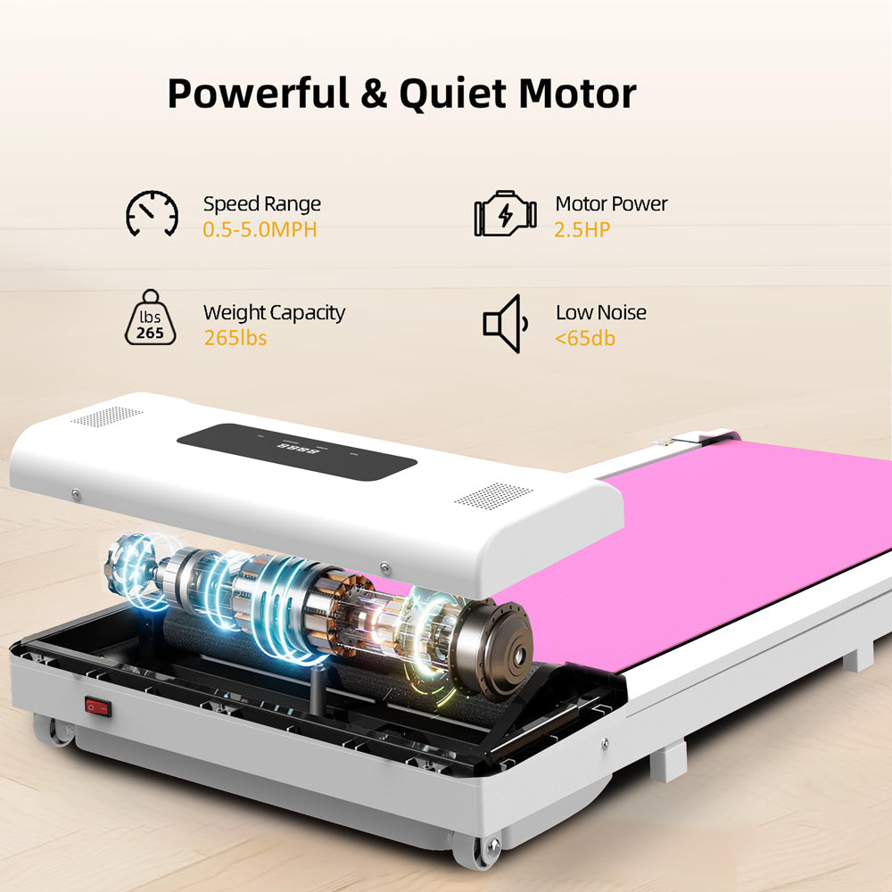 Portable Under Desk Treadmill With Remote