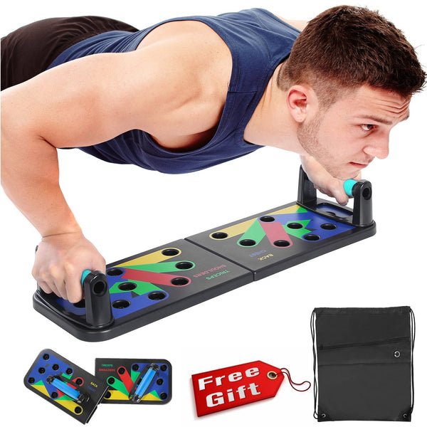 Foldable Multifunctional Push-Up Board Fitness Trainer