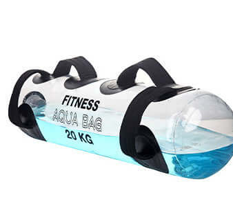 Transparent Cylindrical Water Weight Fitness Dumbbell