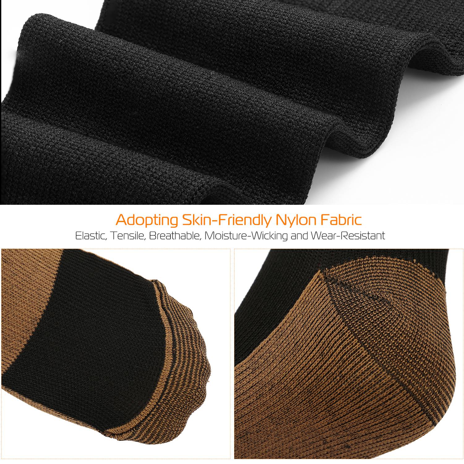 Unisex Copper Compression Support Socks