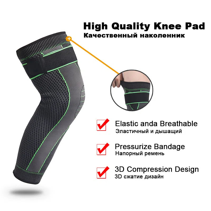 Knitted Strap Knee Compression Protector
