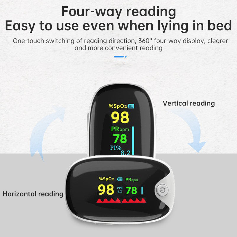 Lightweight Reusable Finger Pulse Oximeter Outdoor