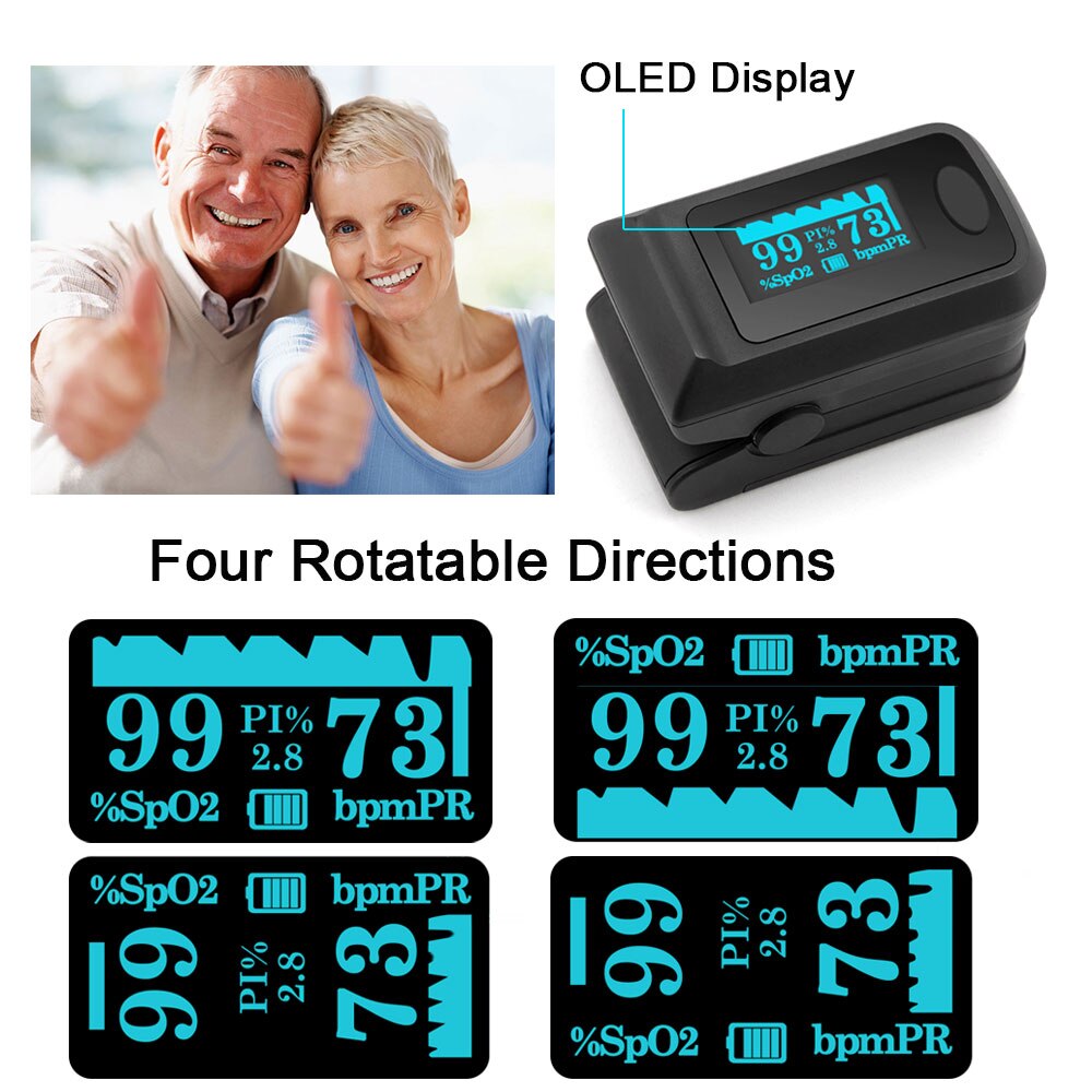 Fingertip Digital Pulse Oximeter Blood Oxygen
