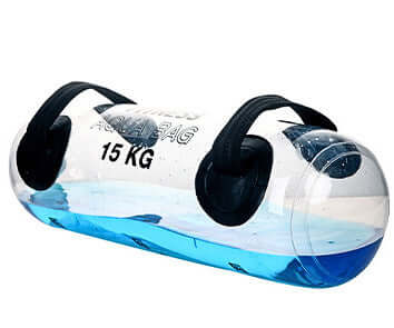 Transparent Cylindrical Water Weight Fitness Dumbbell