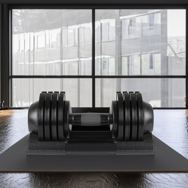 Adjustable 52LB Steel Plastic Dumbbell Set