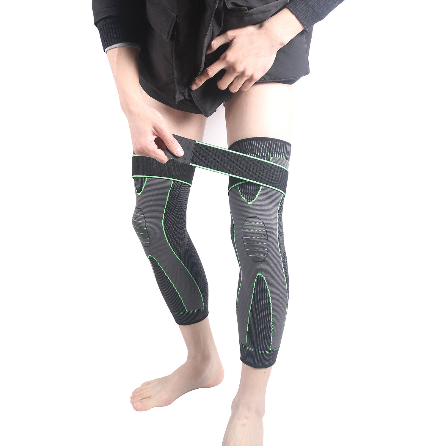 Knitted Strap Knee Compression Protector