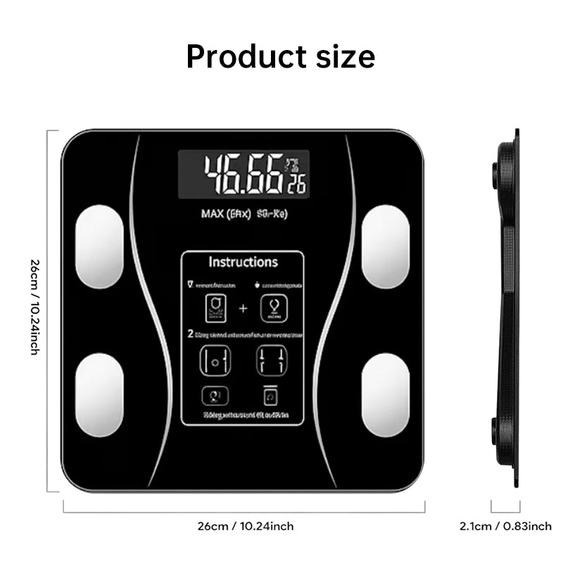 Bluetooth Smart Fitness Body Analysis Scale