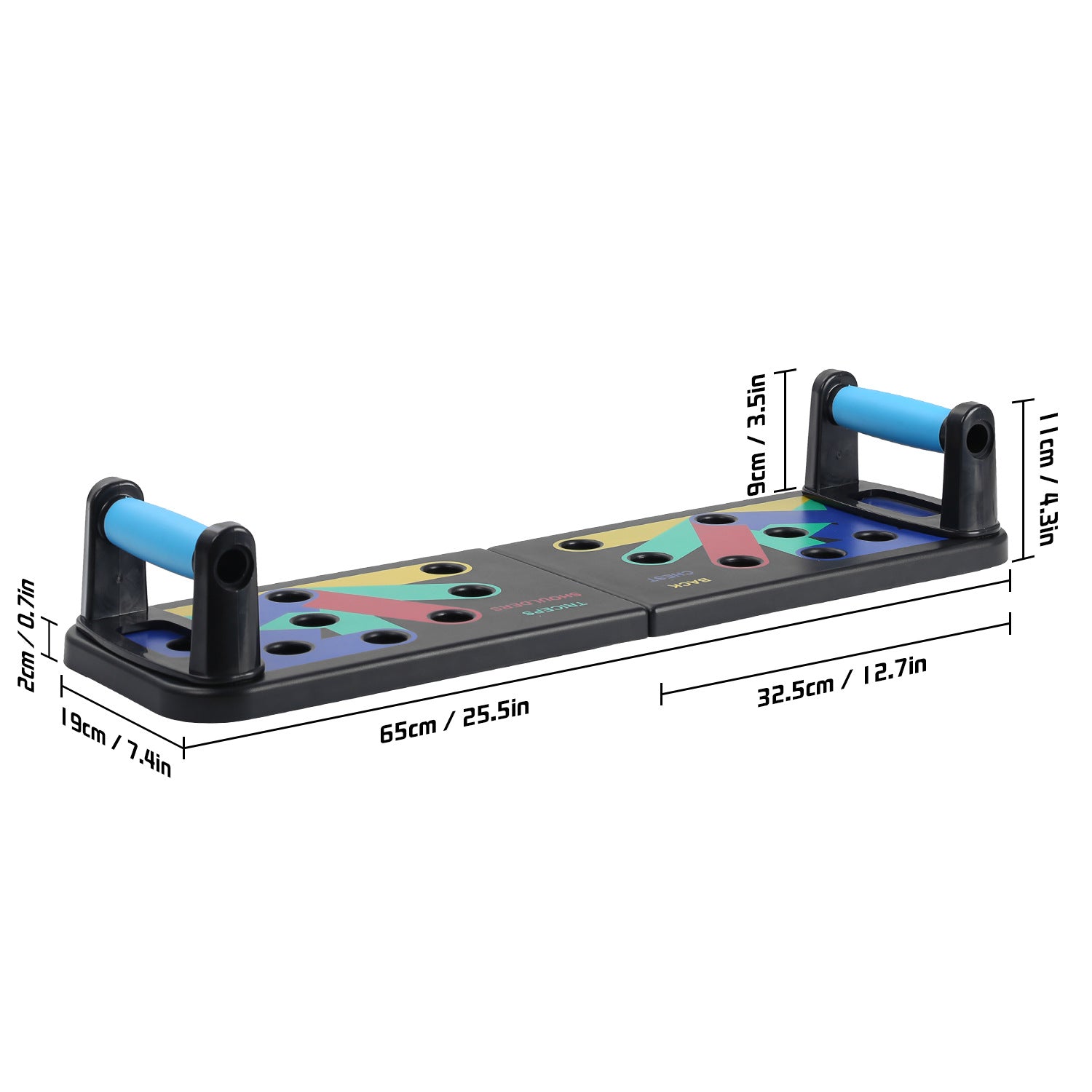 Foldable Multifunctional Push-Up Board Fitness Trainer
