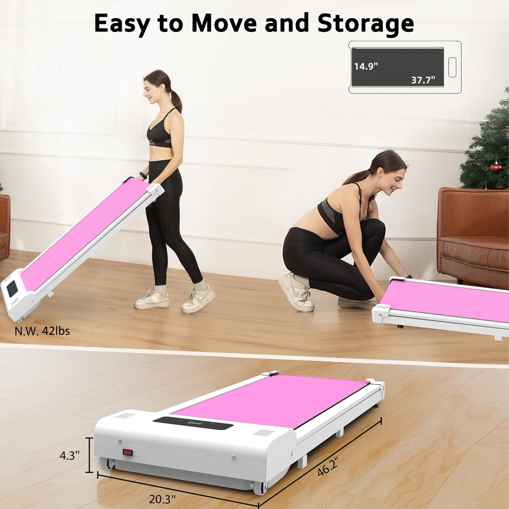Portable Under Desk Treadmill With Remote
