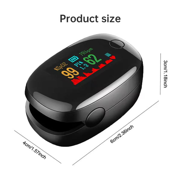 Lightweight Reusable Finger Pulse Oximeter Outdoor