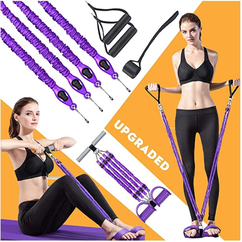 Multifunctional Pedal Sit-Up Resistance Exercise Trainer