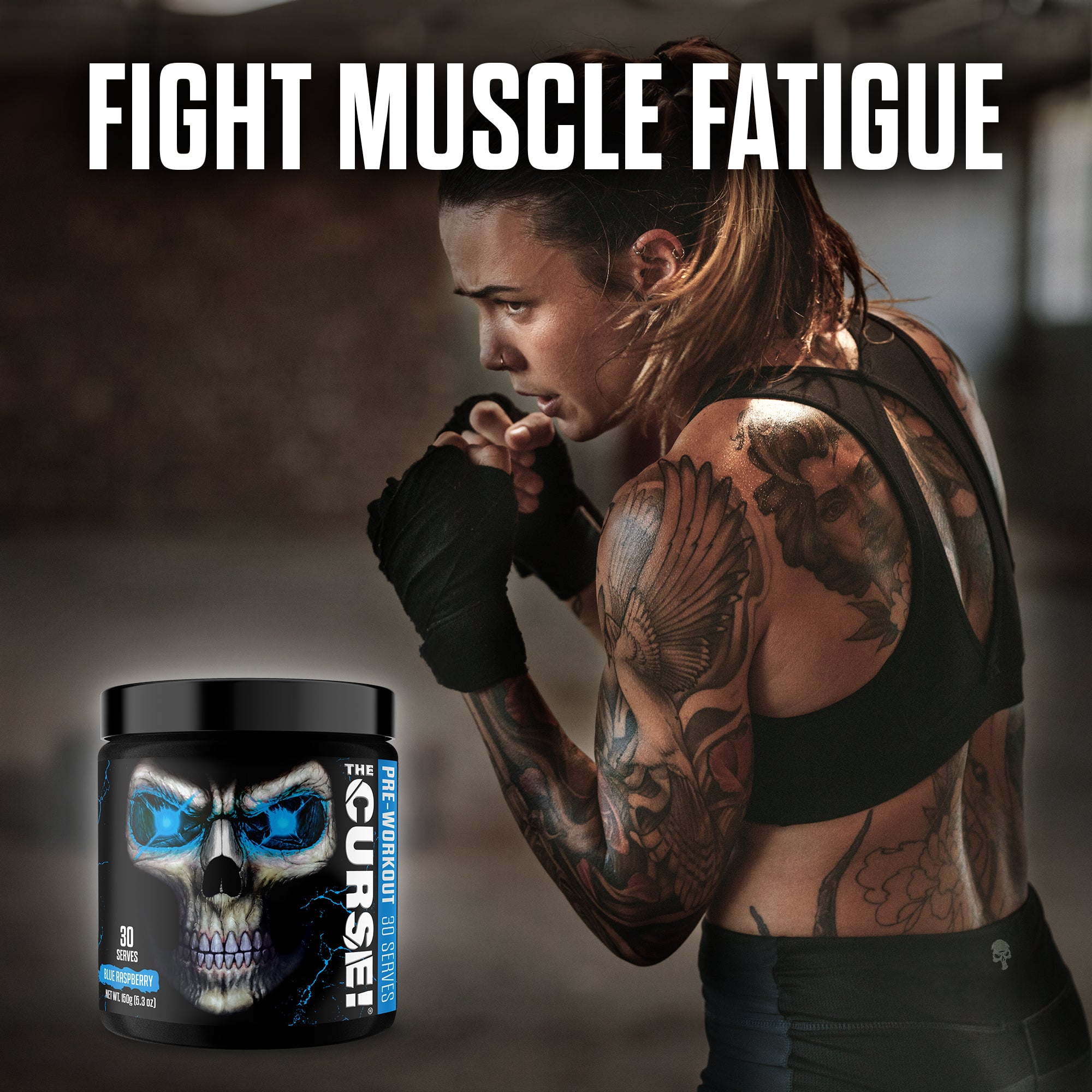 Pre-Workout Fitness Supplement Powder