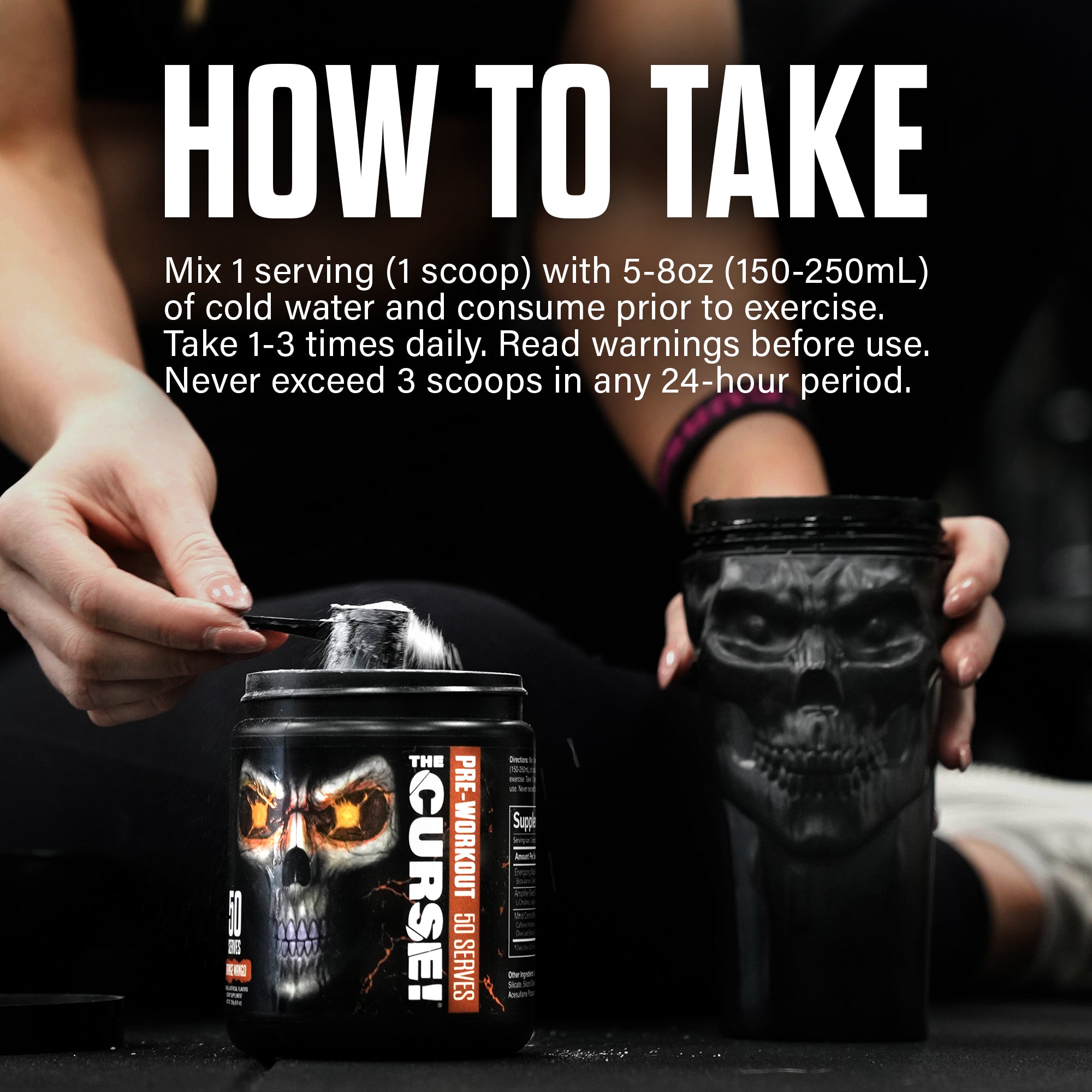 Pre-Workout Fitness Supplement Powder