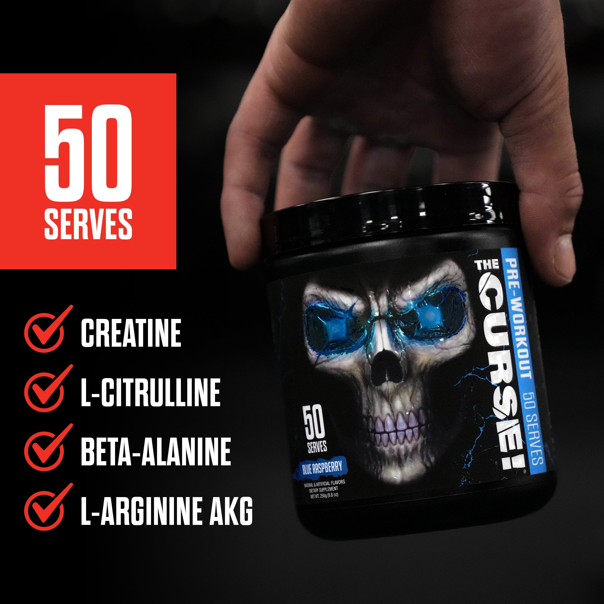 Pre-Workout Fitness Supplement Powder