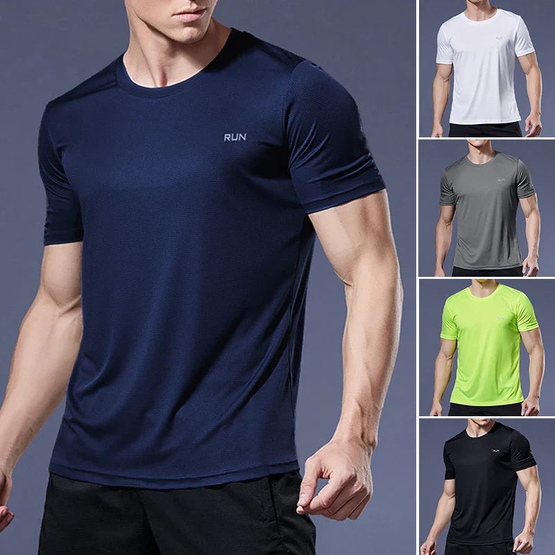 Men’s Performance Quick-Dry Running Athletic Tee
