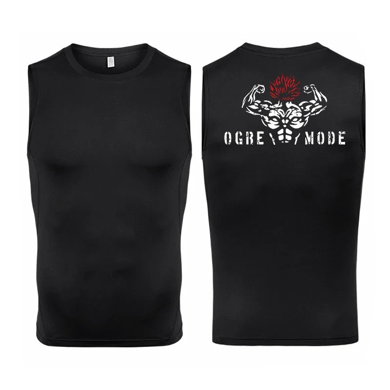 Men’s Anime Inspired Compression Sports Tank