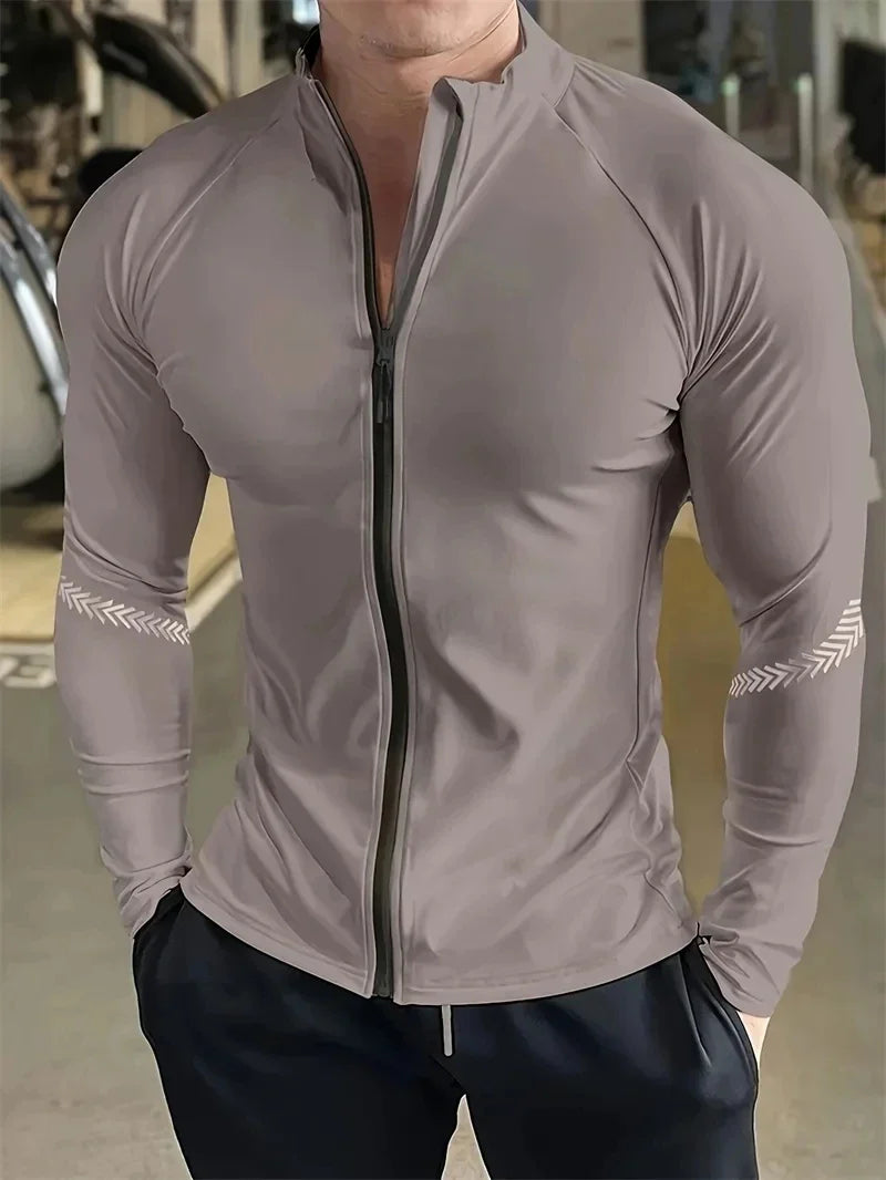 Men’s Compression Quick-Dry Sports Running Jacket