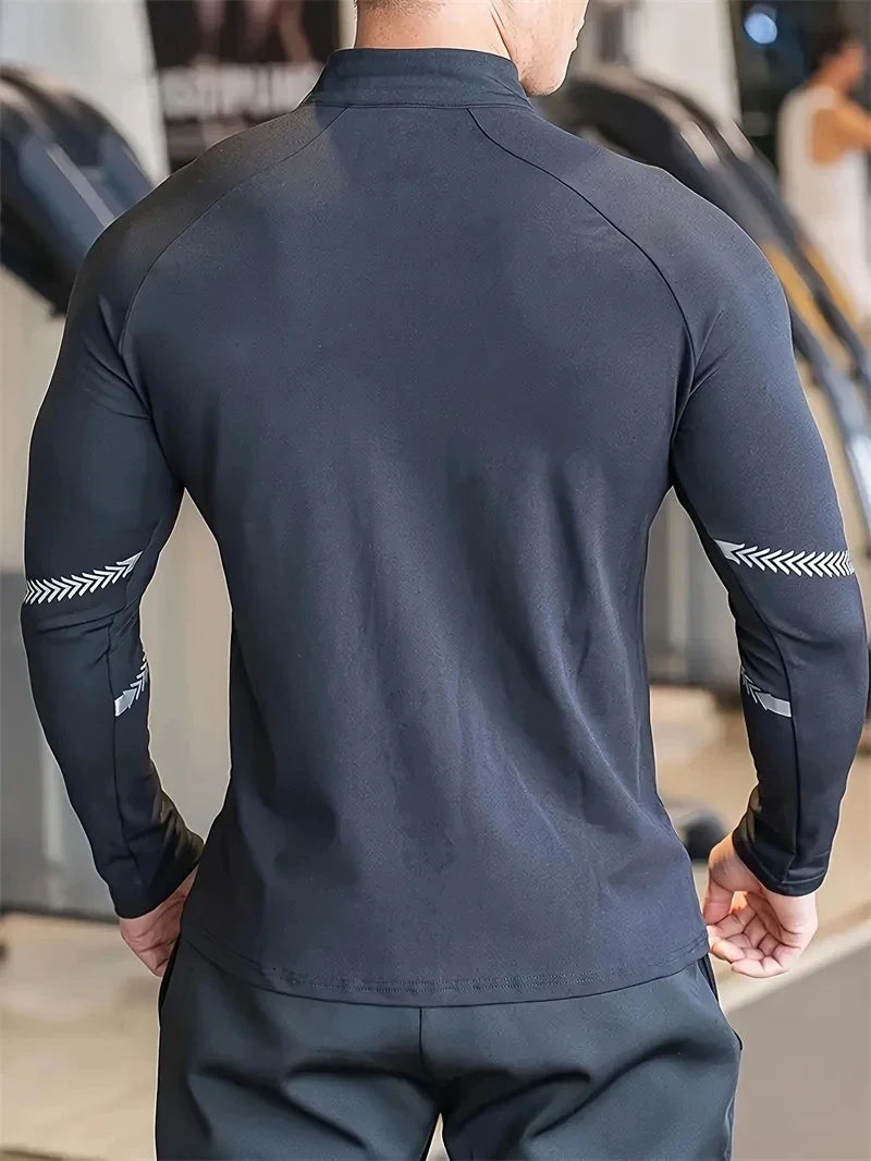 Men’s Compression Quick-Dry Sports Running Jacket