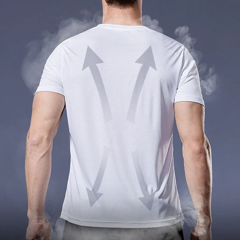 Men’s Performance Quick-Dry Running Athletic Tee