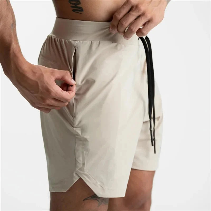 Men’s Quick-Dry Performance Zipper Pocket Shorts