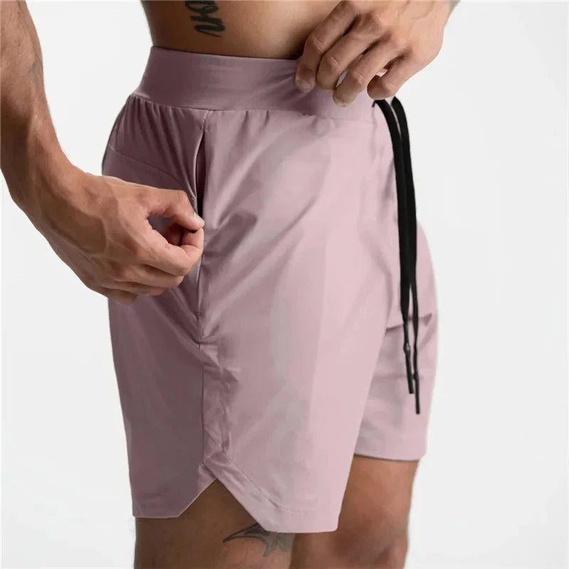 Men’s Quick-Dry Performance Zipper Pocket Shorts