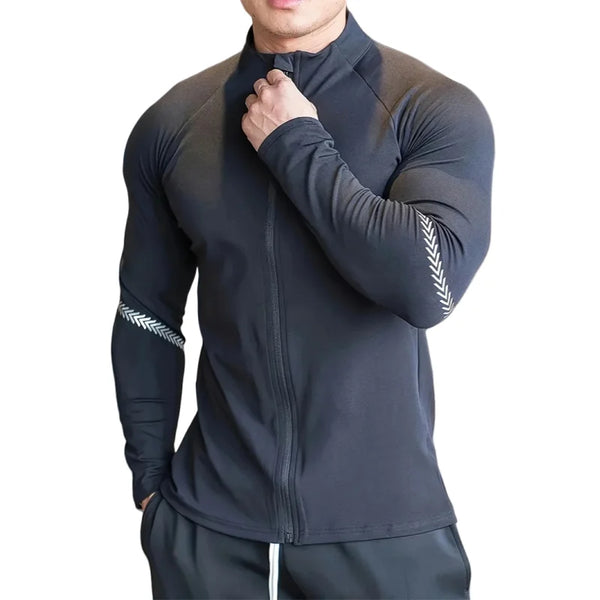Men’s Compression Quick-Dry Sports Running Jacket