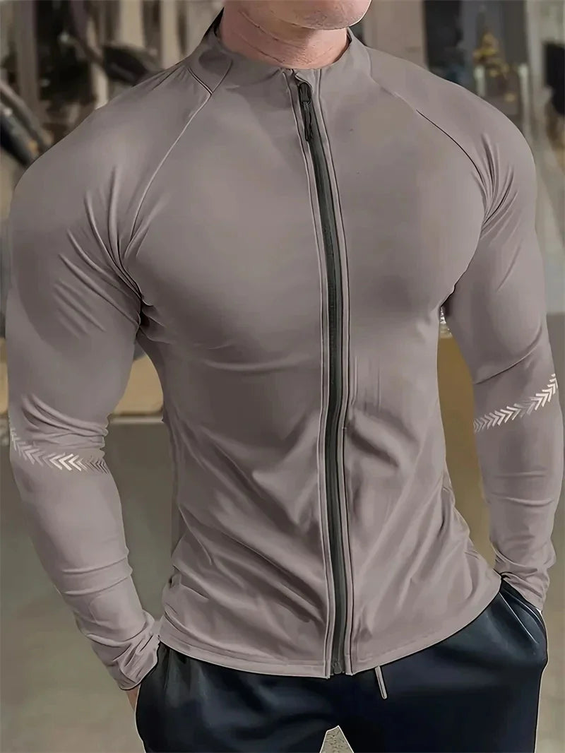 Men’s Compression Quick-Dry Sports Running Jacket