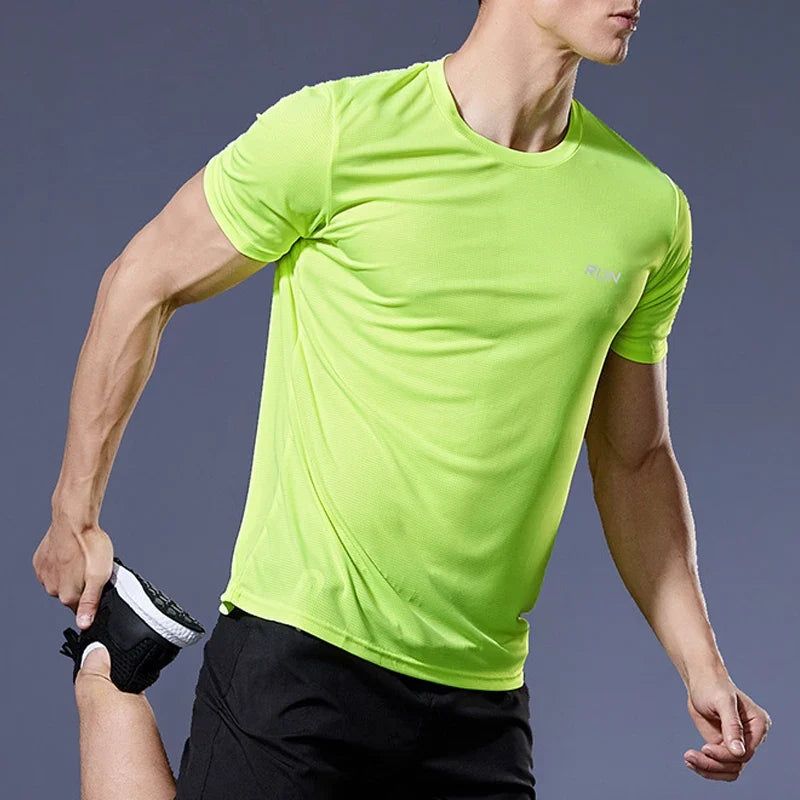 Men’s Performance Quick-Dry Running Athletic Tee