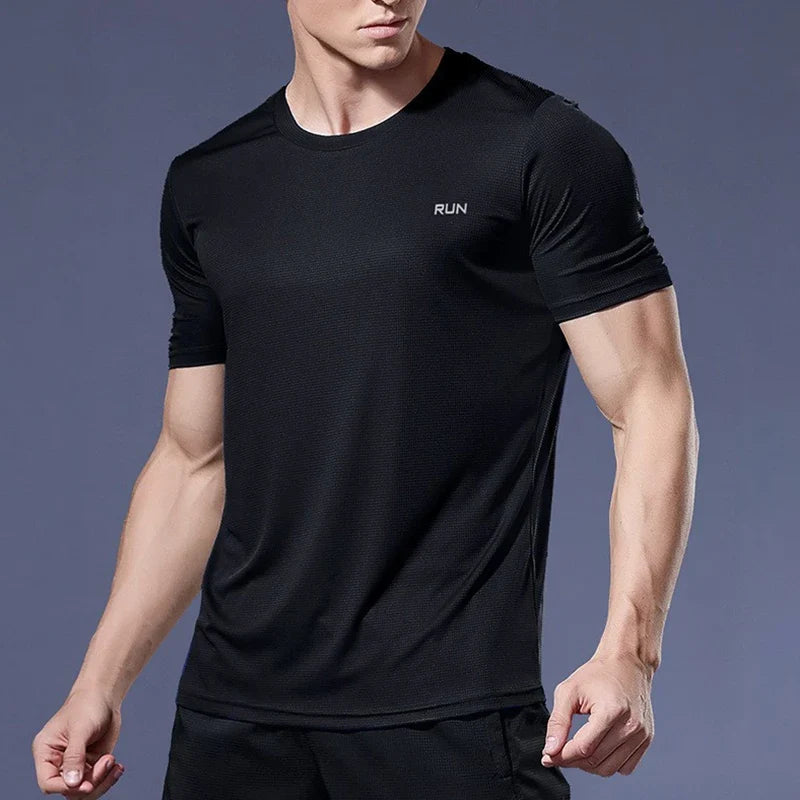 Men’s Performance Quick-Dry Running Athletic Tee