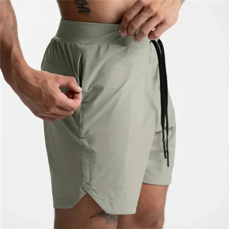 Men’s Quick-Dry Performance Zipper Pocket Shorts