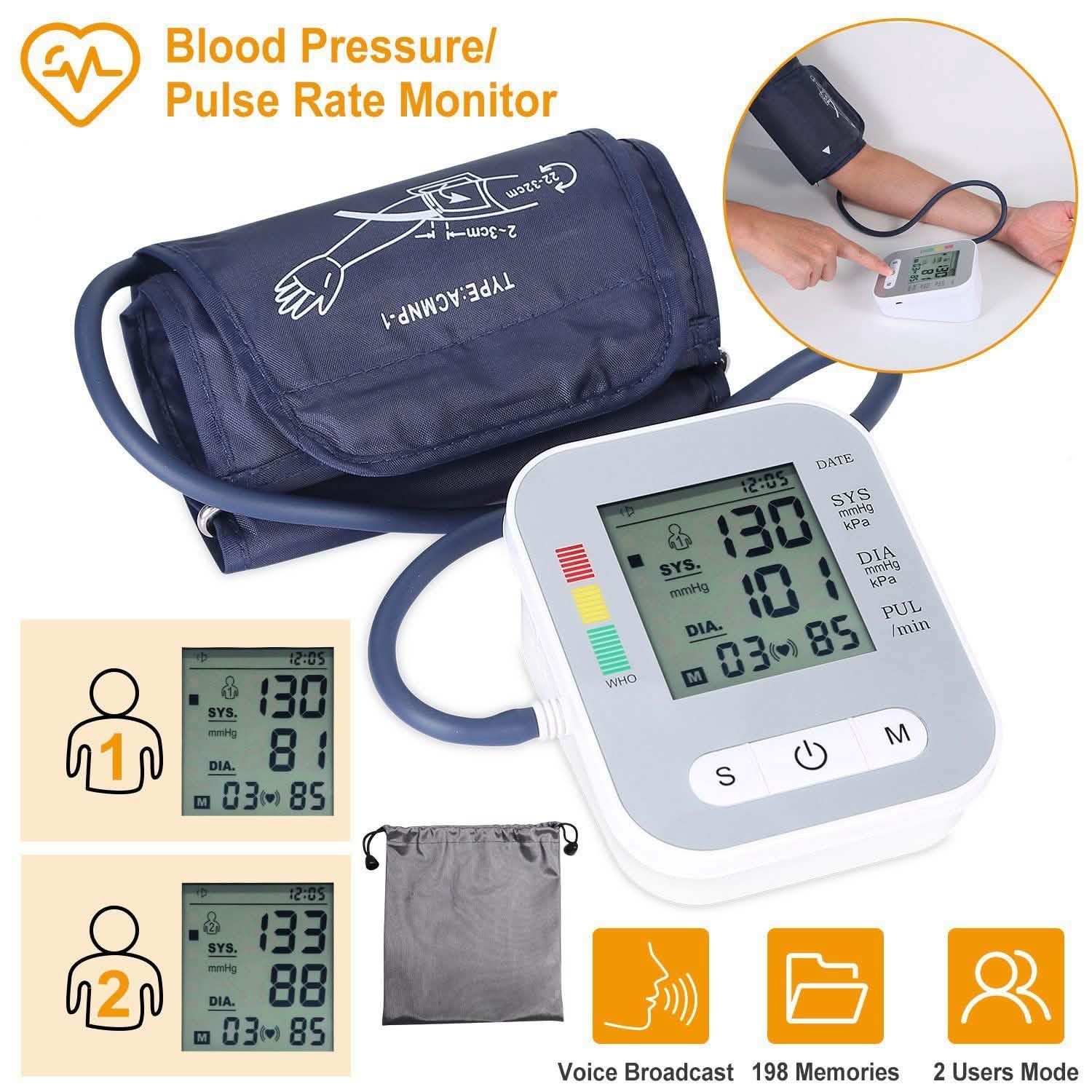 Digital Automatic Arm Blood Pressure Monitor