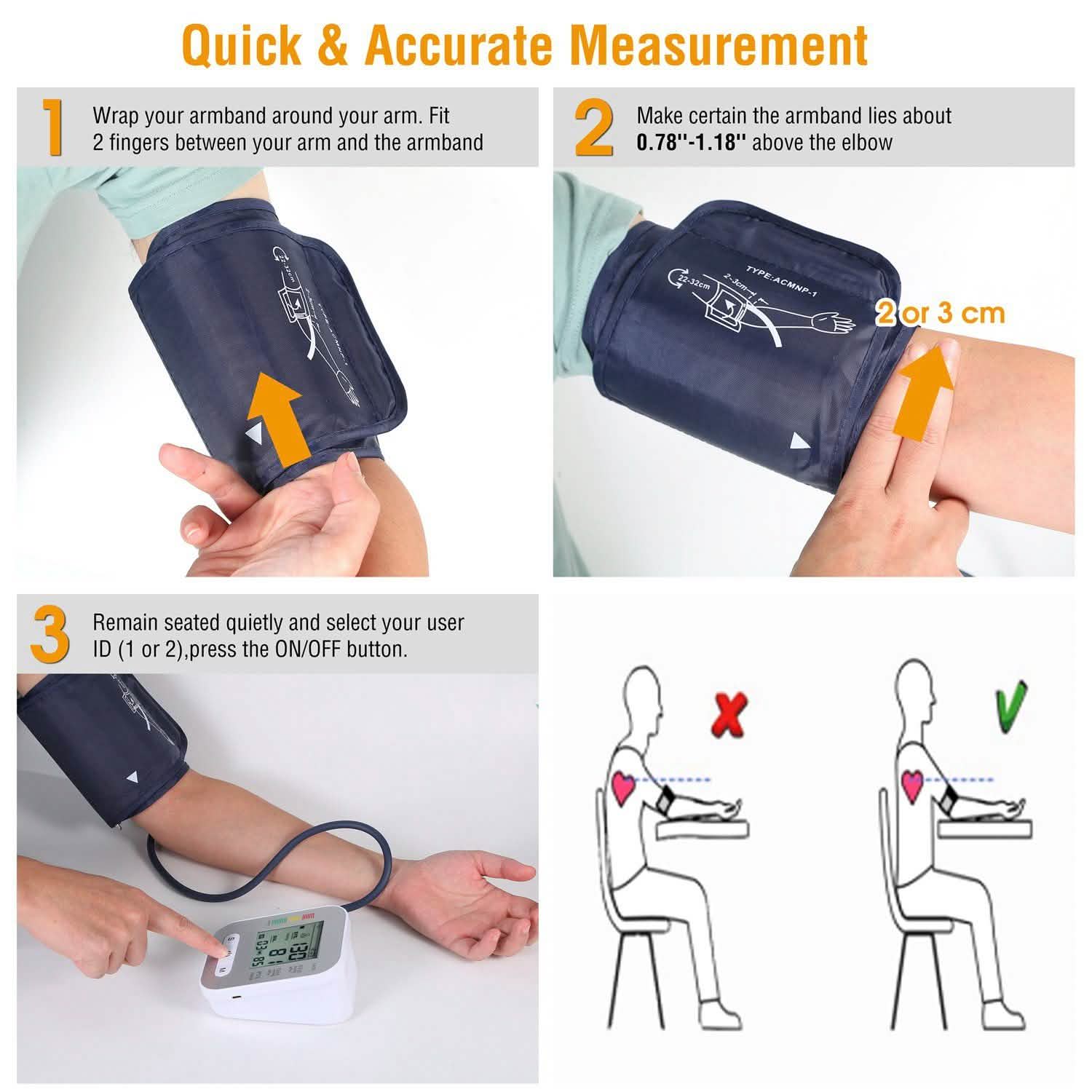 Digital Automatic Arm Blood Pressure Monitor