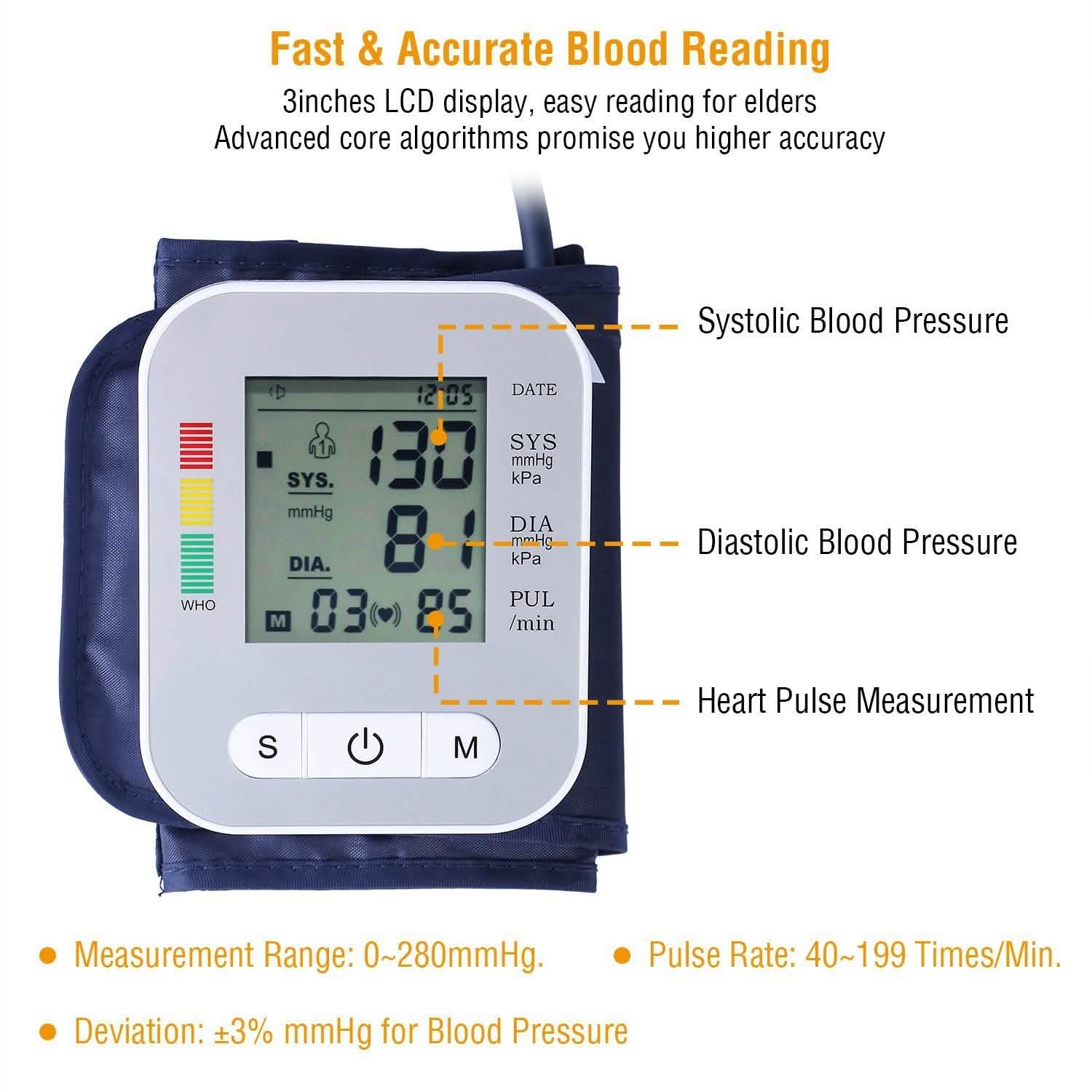 Digital Automatic Arm Blood Pressure Monitor